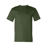 Bayside Unisex USA-Made Heavyweight T-Shirt - Army - Bayside 5100 Bayside