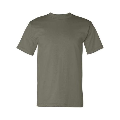 Bayside Unisex USA-Made Heavyweight T-Shirt - Safari - Bayside 5100 Bayside Safari S