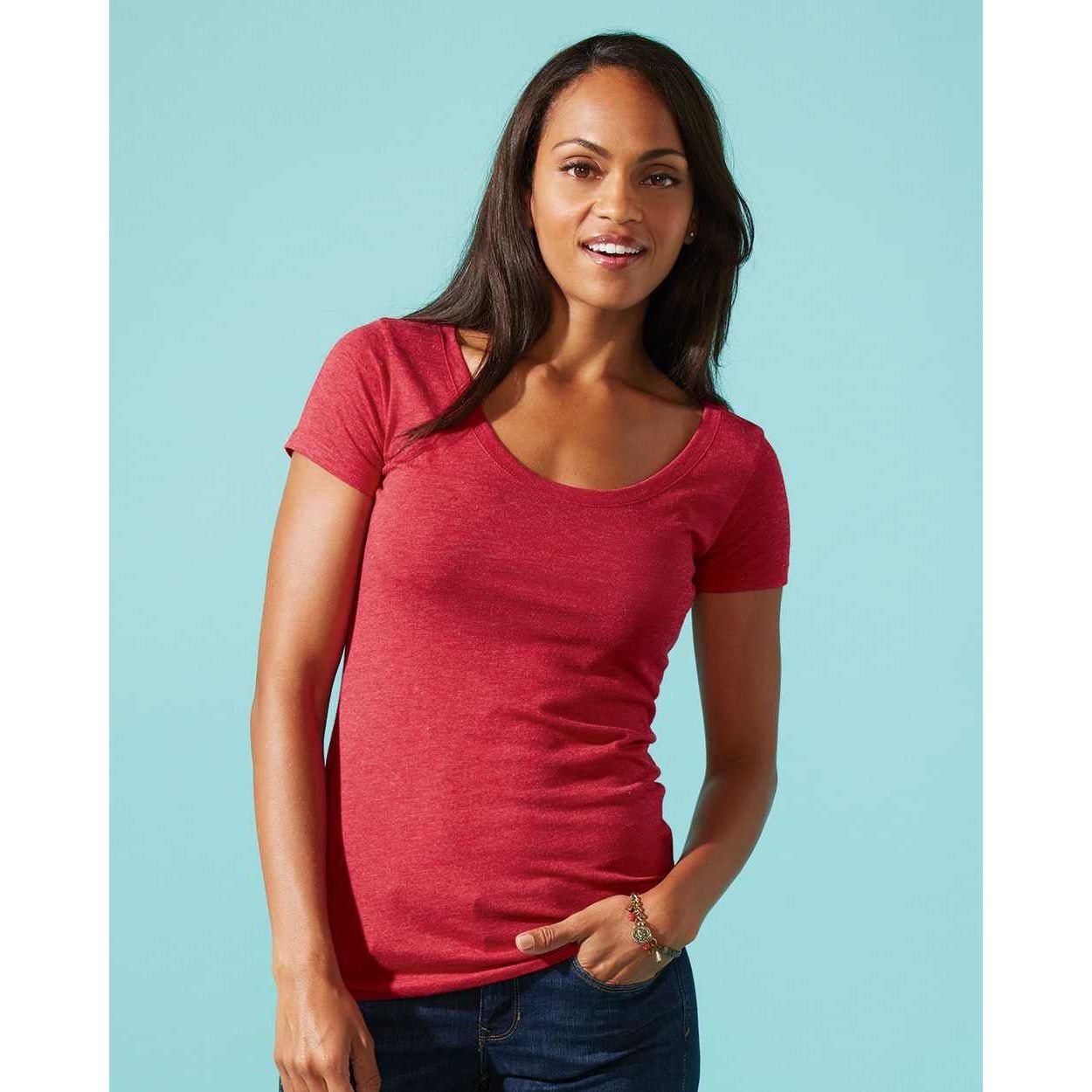 Ladies' Triblend Scoop T-Shirt Joe's USA Shirts