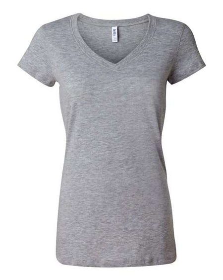 BELLA + CANVAS Women’s Jersey V-Neck Tee - BELLA + CANVAS 6005 BELLA + CANVAS Athletic Heather S