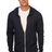 Royal Apparel 32550 Unisex eco Triblend Jersey Full Zip Hoodie - Eco Tri Black