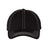 Valucap Bio-Washed Classic Dad Hat - Valucap VC300A Valucap Black/ Stone Stitch Adjustable