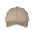 Valucap Bio-Washed Classic Dad Hat - Valucap VC300A Valucap Khaki/ Brown Stitch Adjustable