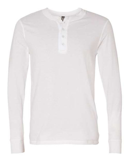 BELLA + CANVAS Jersey Henley - BELLA + CANVAS 3150 BELLA + CANVAS White 2XL