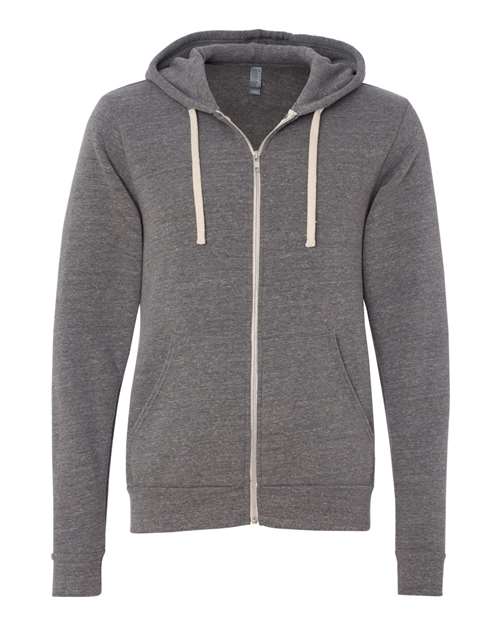 BELLA + CANVAS Triblend Sponge Fleece Full-Zip Hoodie - BELLA + CANVAS 3909 BELLA + CANVAS Grey Triblend XS