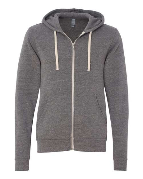 Bella + Canvas 3909 Unisex Triblend Sponge Fleece Full-Zip Hoodie Sweatshirt