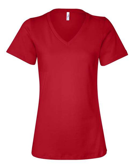 BELLA + CANVAS Women’s Relaxed Jersey V-Neck Tee - BELLA + CANVAS 6405