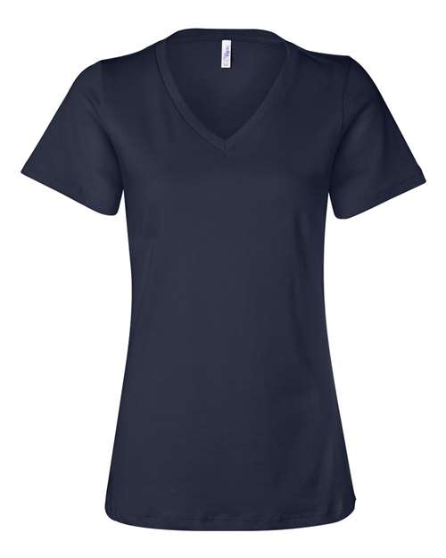BELLA + CANVAS Women’s Relaxed Jersey V-Neck Tee - BELLA + CANVAS 6405