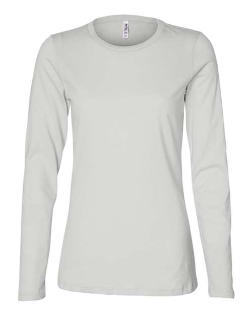 BELLA + CANVAS Women’s Relaxed Jersey Long Sleeve Tee - BELLA + CANVAS 6450 BELLA + CANVAS White XL