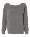 BELLA + CANVAS Women’s Sponge Fleece Wide Neck Sweatshirt - BELLA + CANVAS 7501