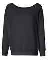 Bella + Canvas 7501 Women’s Sponge Fleece Wide Neck Sweatshirt
