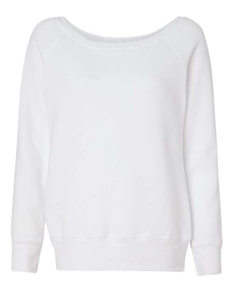 Bella + Canvas 7501 Women’s Sponge Fleece Wide Neck Sweatshirt