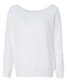 Bella + Canvas 7501 Women’s Sponge Fleece Wide Neck Sweatshirt