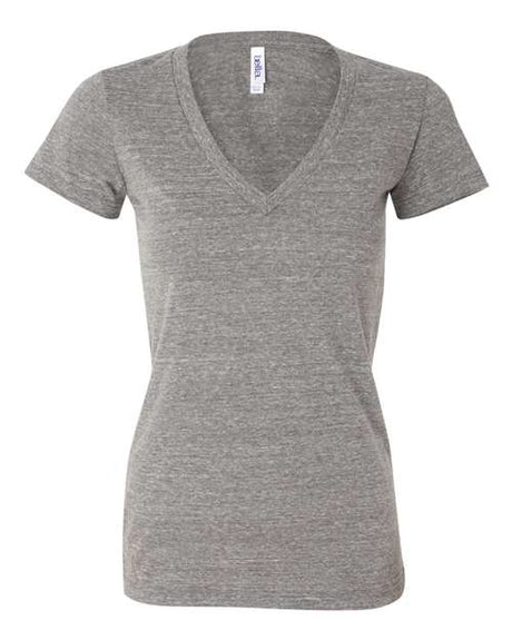 BELLA + CANVAS Women’s Triblend Deep V-Neck Tee - BELLA + CANVAS 8435