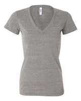 Bella + Canvas 8435 Women’s Triblend Deep V-Neck Tee