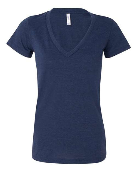 BELLA + CANVAS Women’s Triblend Deep V-Neck Tee - BELLA + CANVAS 8435