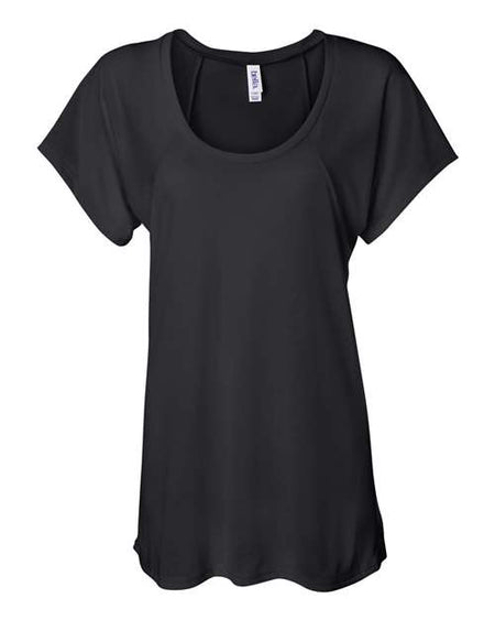 BELLA + CANVAS Women’s Flowy Raglan Tee - BELLA + CANVAS 8801 BELLA + CANVAS Black S