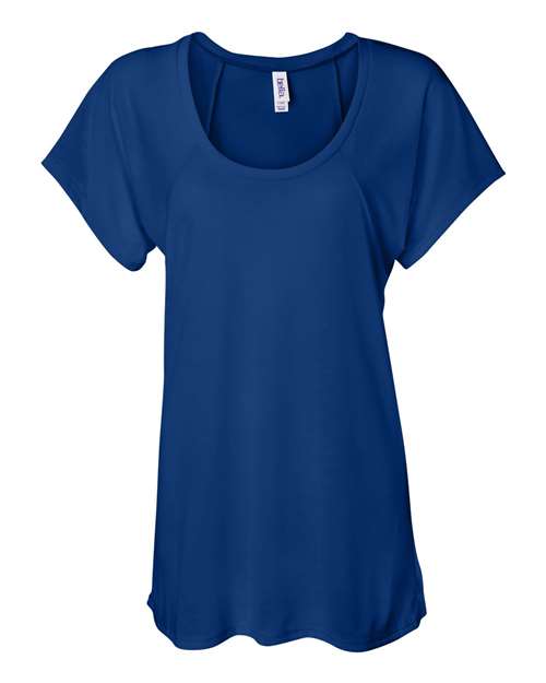 BELLA + CANVAS Women’s Flowy Raglan Tee - BELLA + CANVAS 8801 BELLA + CANVAS True Royal S