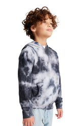 Royal Apparel 3299CTD Youth Fleece Cloud Tie Dye Pullover Hoodie - Phantom