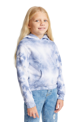 Royal Apparel 3299CTD Youth Fleece Cloud Tie Dye Pullover Hoodie - Infinity