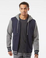 Independent Trading Co. Unisex Heavyweight Varsity Full-Zip Hooded Sweatshirt - Independent Trading Co. IND45UVZ