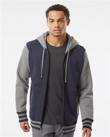 Independent Trading Co. Unisex Heavyweight Varsity Full-Zip Hooded Sweatshirt - Independent Trading Co. IND45UVZ