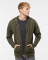 Independent Trading Co. SS4500Z Unisex Midweight Full-Zip Hooded Sweatshirt | Wholesale Full-Zip Hoodie