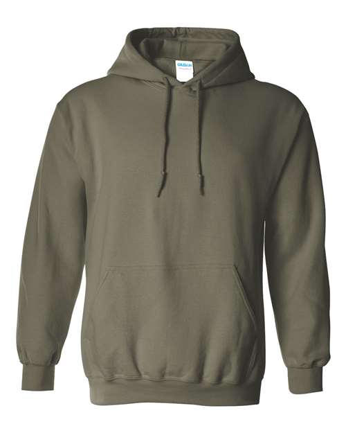 Gildan Heavy Blend™ Hooded Sweatshirt - Military Green - Gildan 18500 Gildan Military Green S