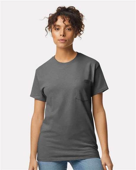 Gildan 2300 Unisex Ultra Cotton Pocket T-Shirt