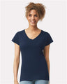 Gildan 64V00L Women's Softstyle V-Neck T-Shirt