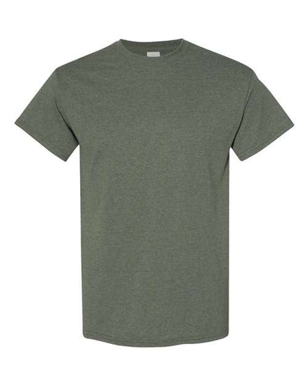 Gildan Heavy Cotton™ T-Shirt - Heather Military Green - Gildan 5000 Gildan