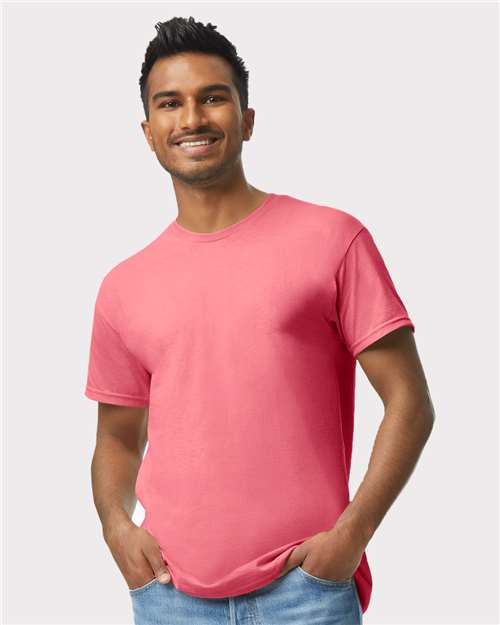 Gildan Heavy Cotton™ T-Shirt - Coral Silk - Gildan 5000 Gildan Coral Silk S