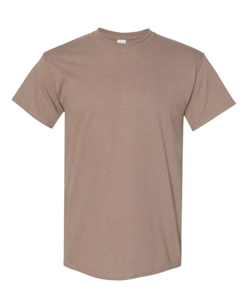 Gildan Heavy Cotton™ T-Shirt - Brown Savana - Gildan 5000 Gildan Brown Savana S