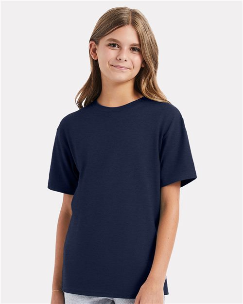 Hanes Perfect-T Youth T-Shirt - Hanes 498Y Hanes