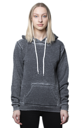 Royal Apparel 3355BO Unisex Burnout Pullover Hoody - Grey