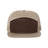 Richardson Seven-Panel Trucker Cap - Richardson 168 Caps Richardson Brown/ Khaki Adjustable
