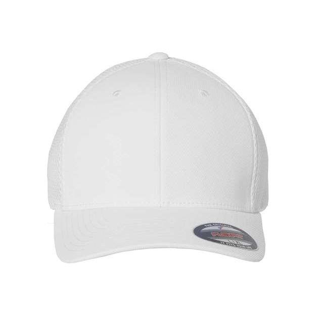 Flexfit Ultrafiber Mesh Cap - Flexfit 6533 Flexfit White S/M