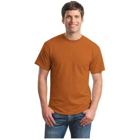 Mens DryBlend 50 Cotton/50 DryBlend Poly T-Shirt Joe's USA Small Texas Orange