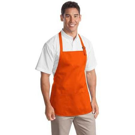 Medium Length Apron with Pouch Pockets. A510. 1 Joe's USA Accessories and More