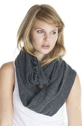Royal Apparel 34000 Unisex eco Triblend Thermal Infinity Scarf - Eco Tri Charcoal