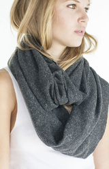 Royal Apparel 34000 Unisex eco Triblend Thermal Infinity Scarf - Eco Tri Charcoal