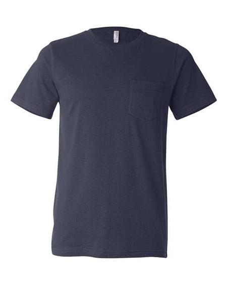 BELLA + CANVAS Jersey Pocket Tee - BELLA + CANVAS 3021 BELLA + CANVAS Navy S