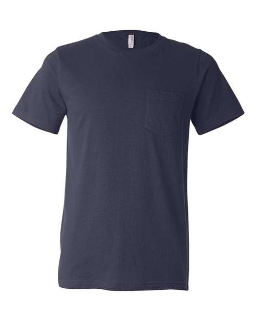 BELLA + CANVAS Men's Jersey Pocket Tee - BELLA + CANVAS 3021