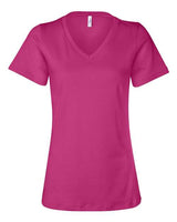 BELLA + CANVAS Women’s Relaxed Jersey V-Neck Tee - BELLA + CANVAS 6405