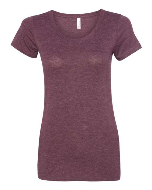 BELLA + CANVAS Women's Triblend Tee - BELLA + CANVAS 8413 BELLA + CANVAS Maroon Triblend S