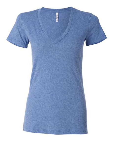 BELLA + CANVAS Women’s Triblend Deep V-Neck Tee - BELLA + CANVAS 8435