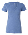 Bella + Canvas 8435 Women’s Triblend Deep V-Neck Tee