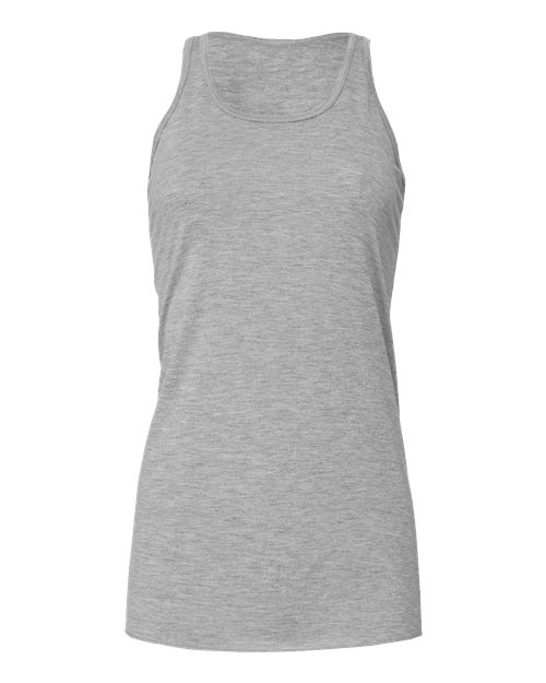 BELLA + CANVAS Women's Flowy Racerback Tank - Athletic Heather - BELLA + CANVAS 8800 BELLA + CANVAS Athletic Heather XS