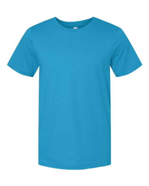 BELLA + CANVAS Jersey Tee - Aqua - BELLA + CANVAS 3001 BELLA + CANVAS Aqua XS