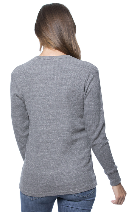 Royal Apparel 34152 Unisex eco Triblend Heavyweight Thermal - Eco Tri Grey